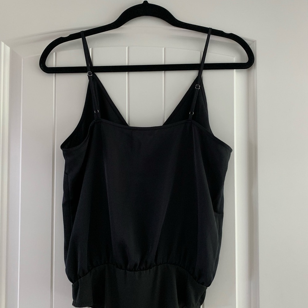 Leith Black Wrap Bodysuit - Picture 5 of 12